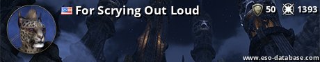 Signatur von For Scrying Out Loud