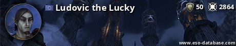 Signatur von Ludovic the Lucky