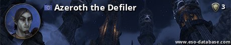 Signatur von Azeroth the Defiler