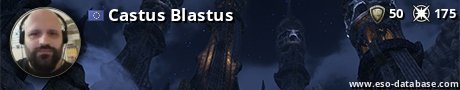 Signatur von Castus Blastus