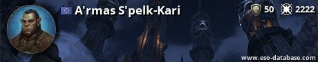 Signatur von A'rmas S'pelk-Kari