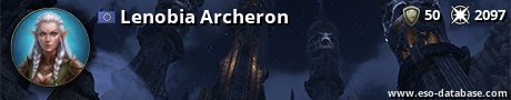 Signatur von Lenobia Archeron