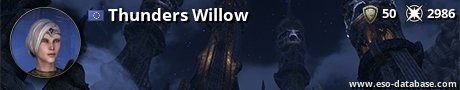 Signatur von Thunders Willow