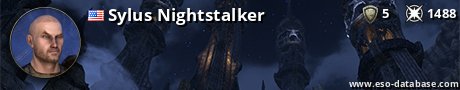 Signatur von Sylus Nightstalker