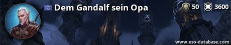 Signatur von Dem Gandalf sein Opa