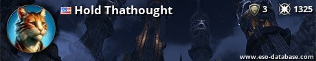 Signatur von Hold Thathought