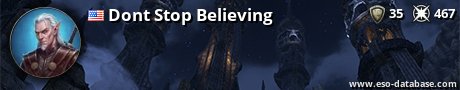 Signatur von Dont Stop Believing