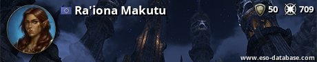 Signatur von Ra'iona Makutu