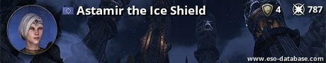 Signatur von Astamir the Ice Shield