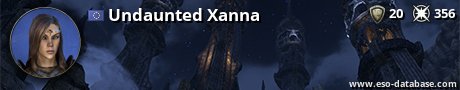 Signatur von Undaunted Xanna