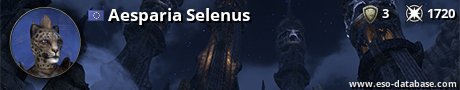 Signatur von Aesparia Selenus