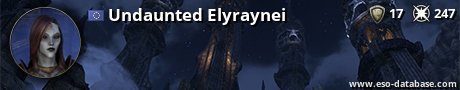 Signatur von Undaunted Elyraynei