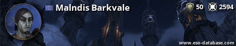 Signatur von Malndis Barkvale