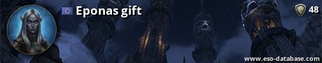 Signatur von Eponas gift