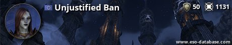 Signatur von Unjustified Ban