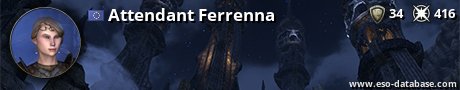 Signatur von Attendant Ferrenna