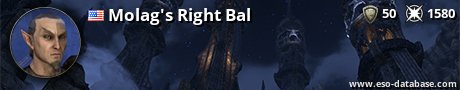 Signatur von Molag's Right Bal