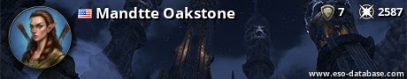 Signatur von Mandtte Oakstone
