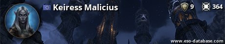 Signatur von Keiress Malicius