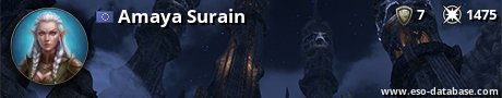 Signatur von Amaya Surain