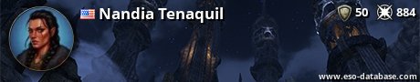 Signatur von Nandia Tenaquil