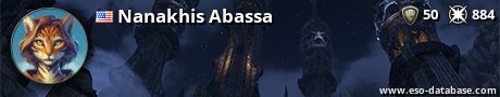 Signatur von Nanakhis Abassa