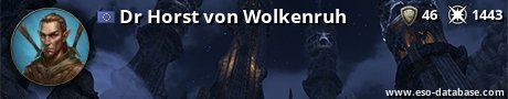 Signatur von Dr Horst von Wolkenruh