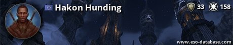 Signatur von Hakon Hunding