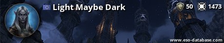 Signatur von Light Maybe Dark