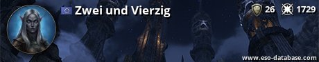 Signatur von Zwei und Vierzig