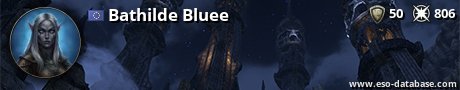 Signatur von Bathilde Bluee