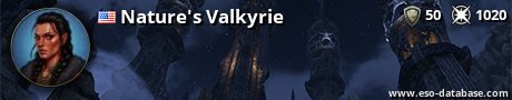 Signatur von Nature's Valkyrie