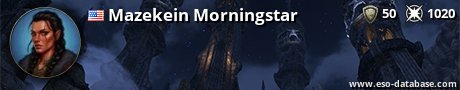 Signatur von Mazekein Morningstar