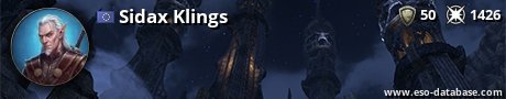 Signatur von Sidax Klings