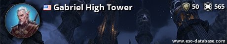Signatur von Gabriel High Tower