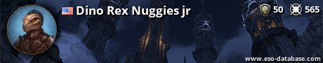 Signatur von Dino Rex Nuggies jr