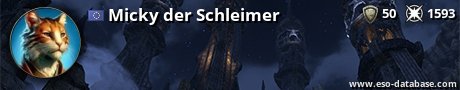 Signatur von Micky der Schleimer