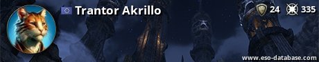 Signatur von Trantor Akrillo