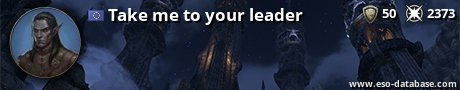 Signatur von Take me to your leader