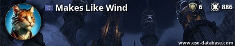 Signatur von Makes Like Wind