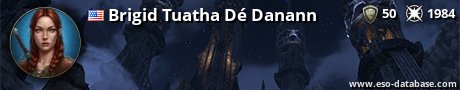 Signatur von Brigid Tuatha Dé Danann