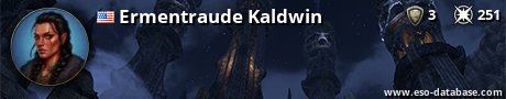 Signatur von Ermentraude Kaldwin