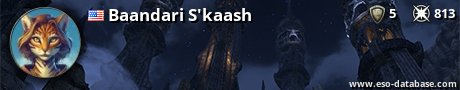 Signatur von Baandari S'kaash