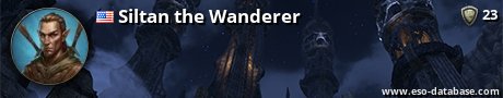 Signatur von Siltan the Wanderer