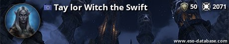 Signatur von Tay lor Witch the Swift
