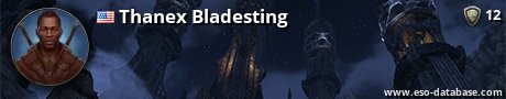 Signatur von Thanex Bladesting