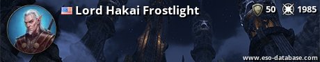 Signatur von Lord Hakai Frostlight