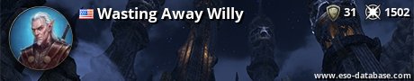 Signatur von Wasting Away Willy