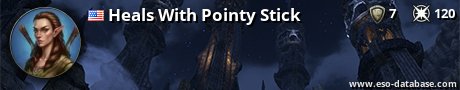 Signatur von Heals With Pointy Stick