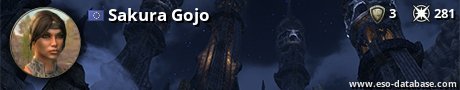 Signatur von Sakura Gojo